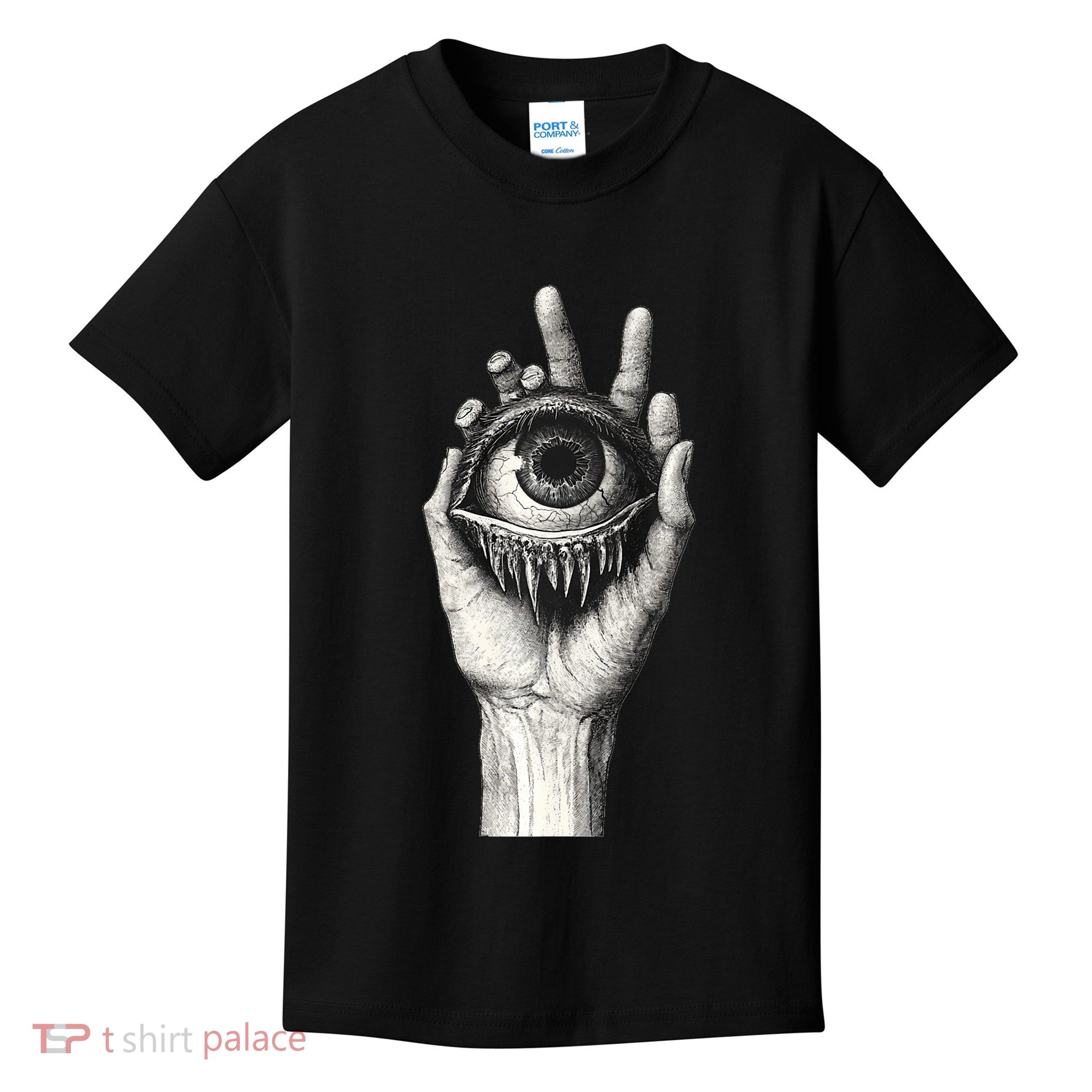 Obscure Visions Goth Alt Macabre Creepy Kids T-Shirt