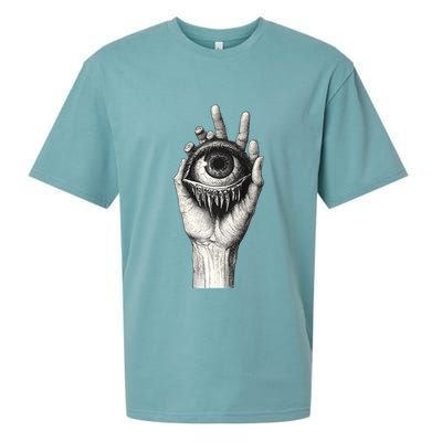 Obscure Visions Goth Alt Macabre Creepy Sueded Cloud Jersey T-Shirt