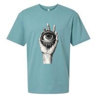 Obscure Visions Goth Alt Macabre Creepy Sueded Cloud Jersey T-Shirt
