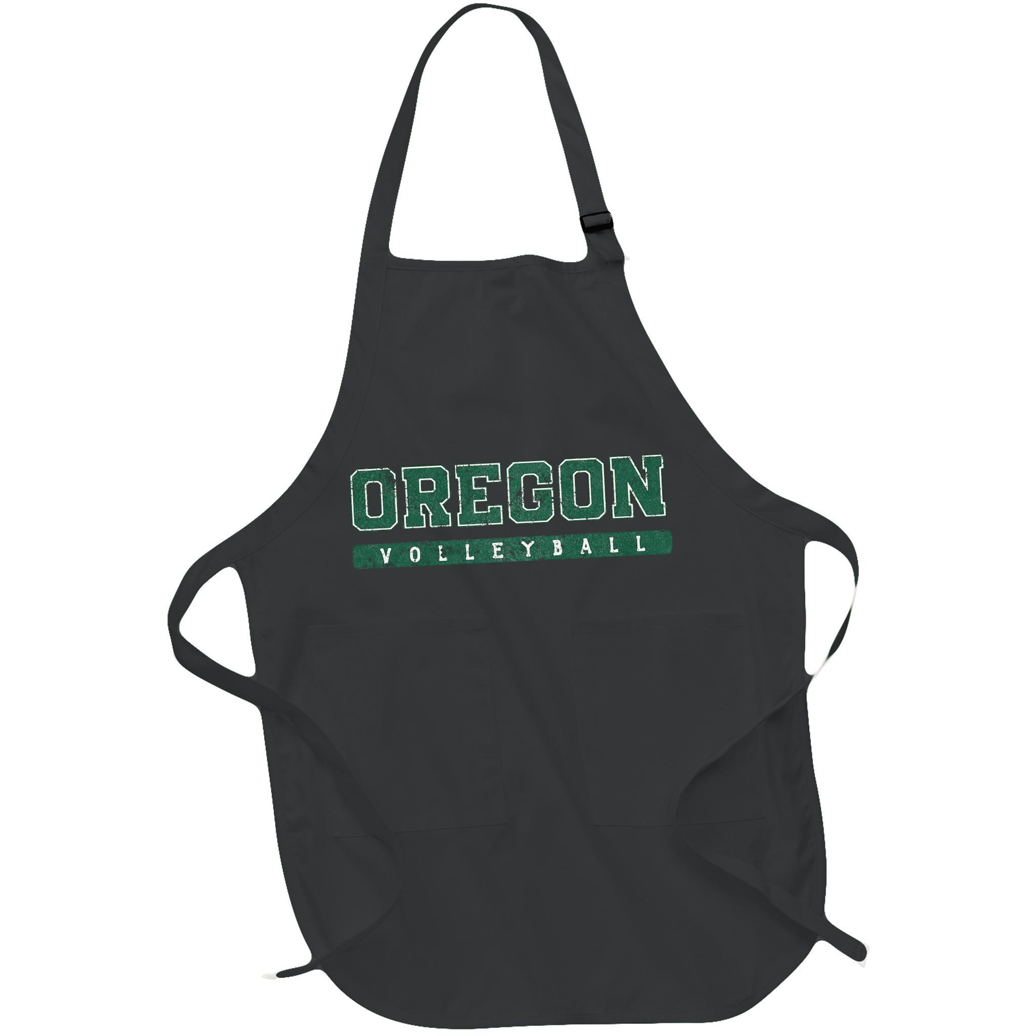 Oregon Volleyball Green Vintage Apron