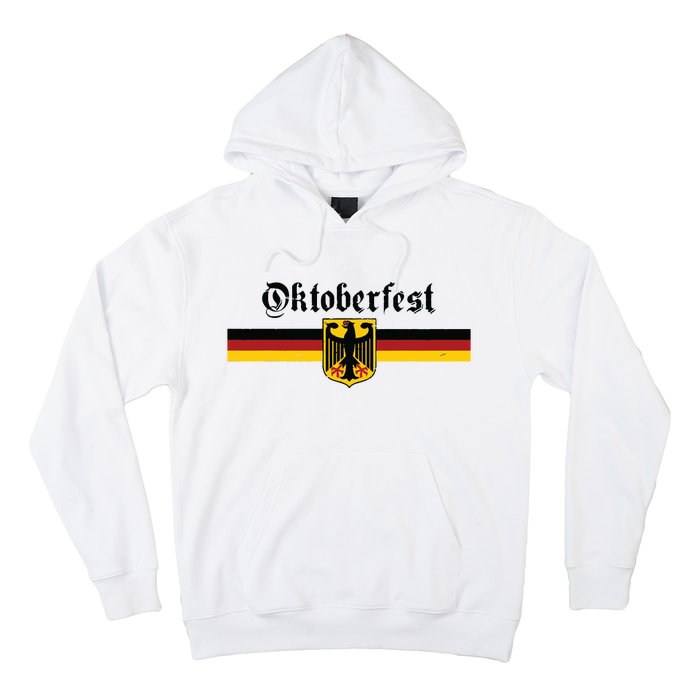 OKTOBERFEST Vintage German Flag Coat Of Arms Banner Crest Hoodie