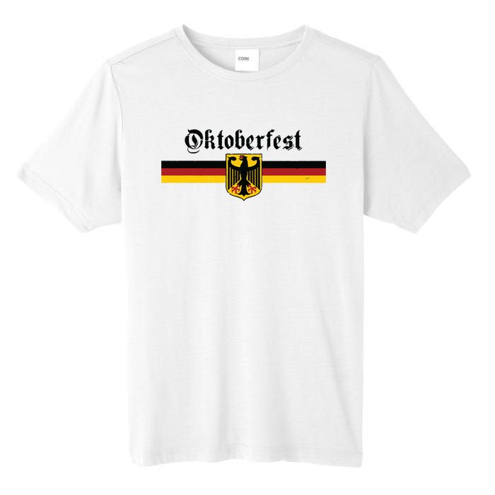 OKTOBERFEST Vintage German Flag Coat Of Arms Banner Crest Tall Fusion ChromaSoft Performance T-Shirt