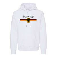 OKTOBERFEST Vintage German Flag Coat Of Arms Banner Crest Premium Hoodie