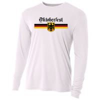 OKTOBERFEST Vintage German Flag Coat Of Arms Banner Crest Cooling Performance Long Sleeve Crew