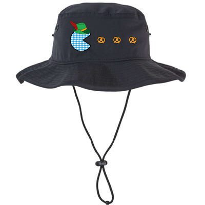 Oktoberfest Video Game Eating Pretzels Retro Gamer Legacy Cool Fit Booney Bucket Hat