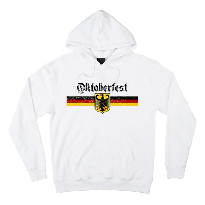 Oktoberfest Vintage German Flag Coat Of Arms Banner Crest Hoodie