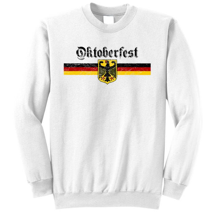 Oktoberfest Vintage German Flag Coat Of Arms Banner Crest Sweatshirt