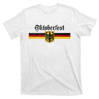 Oktoberfest Vintage German Flag Coat Of Arms Banner Crest T-Shirt