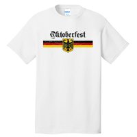 Oktoberfest Vintage German Flag Coat Of Arms Banner Crest Tall T-Shirt