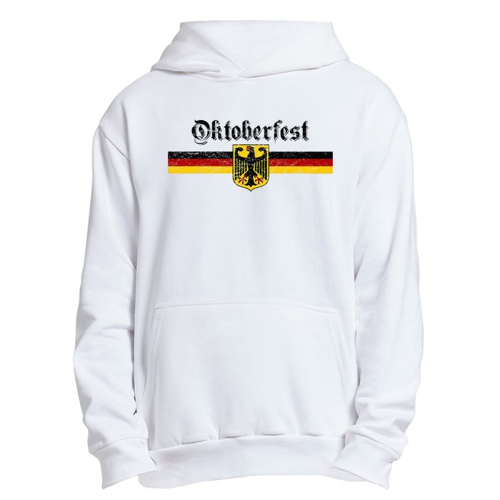 Oktoberfest Vintage German Flag Coat Of Arms Banner Crest Urban Pullover Hoodie