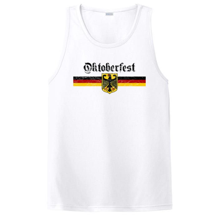 Oktoberfest Vintage German Flag Coat Of Arms Banner Crest PosiCharge Competitor Tank