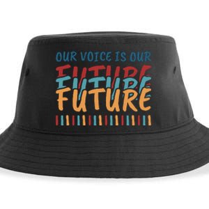 Our Voice Is Our Future Sustainable Bucket Hat