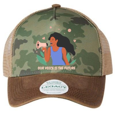 Our Voice Is The Future Legacy Tie Dye Trucker Hat