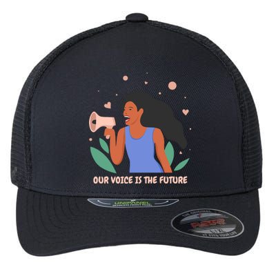 Our Voice Is The Future Flexfit Unipanel Trucker Cap