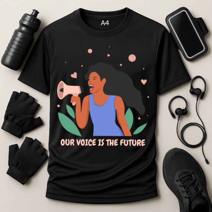 Our Voice Is The Future Cooling Performance Crew T-Shirt