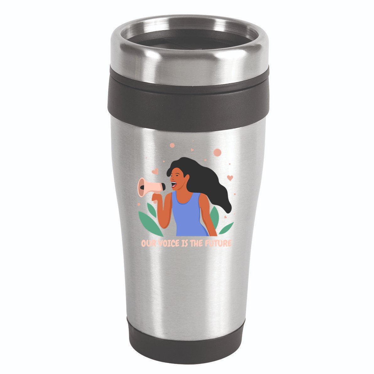 Our Voice Is The Future 16oz Travel Tumbler