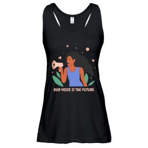 Our Voice Is The Future Ladies Essential Flowy Tank