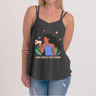 Our Voice Is The Future Women's Strappy Tank