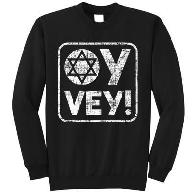 Oy Vey Jewish Jews Israelites Hashana Star Of David Sweatshirt