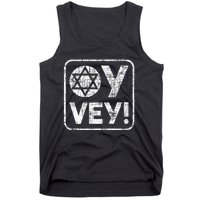 Oy Vey Jewish Jews Israelites Hashana Star Of David Tank Top