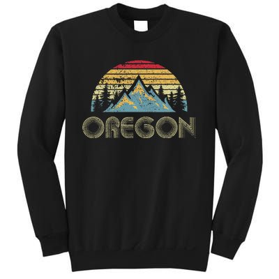 Oregon Vintage Mountains Nature Hiking Sweatshirt