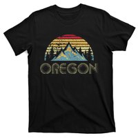 Oregon Vintage Mountains Nature Hiking T-Shirt