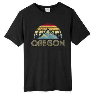 Oregon Vintage Mountains Nature Hiking Tall Fusion ChromaSoft Performance T-Shirt