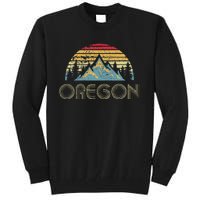 Oregon Vintage Mountains Nature Hiking Tall Sweatshirt