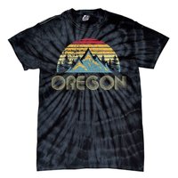 Oregon Vintage Mountains Nature Hiking Tie-Dye T-Shirt