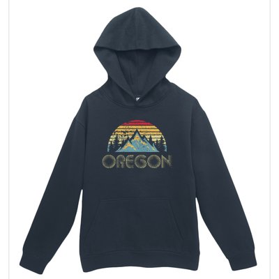 Oregon Vintage Mountains Nature Hiking Urban Pullover Hoodie