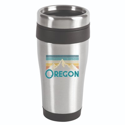 Oregon Vintage Mountains Retro Hiking Souvenir Gift 16oz Travel Tumbler