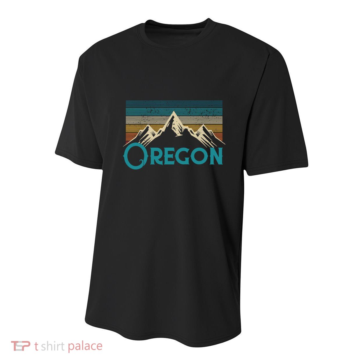 Oregon Vintage Mountains Retro Hiking Souvenir Gift Youth Performance Sprint T-Shirt