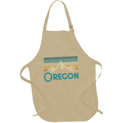 Oregon Vintage Mountains Retro Hiking Souvenir Gift Apron