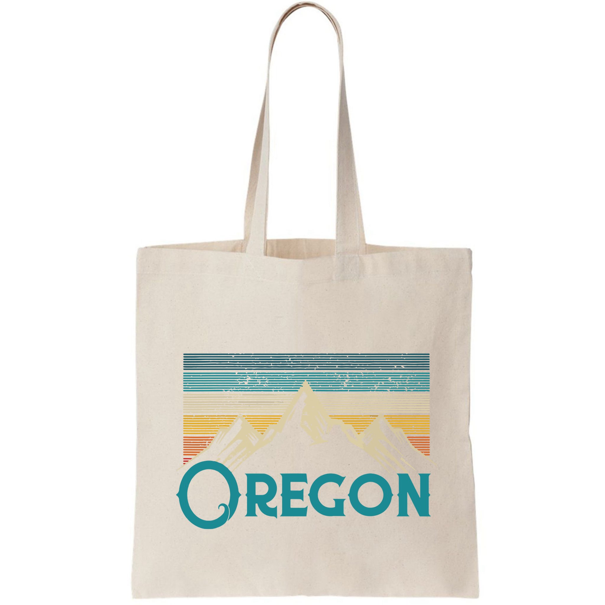 Oregon Vintage Mountains Retro Hiking Souvenir Gift Bag