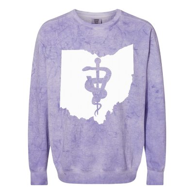 Ohio Veterinary Medicine Vet Tech Clinic Colorblast Crewneck Sweatshirt