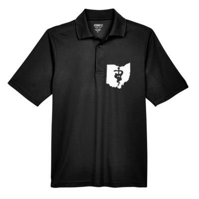 Ohio Veterinary Medicine Vet Tech Clinic Men's Origin Performance Pique Polo