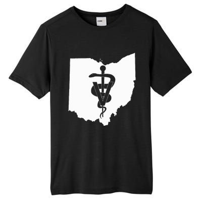 Ohio Veterinary Medicine Vet Tech Clinic Tall Fusion ChromaSoft Performance T-Shirt