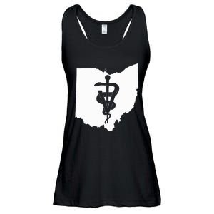 Ohio Veterinary Medicine Vet Tech Clinic Ladies Essential Flowy Tank