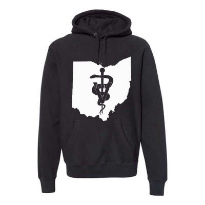 Ohio Veterinary Medicine Vet Tech Clinic Premium Hoodie