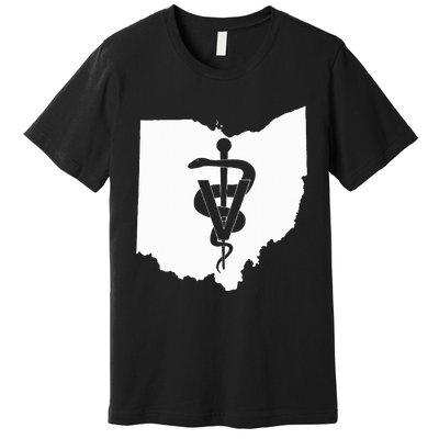 Ohio Veterinary Medicine Vet Tech Clinic Premium T-Shirt