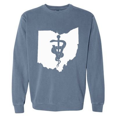 Ohio Veterinary Medicine Vet Tech Clinic Garment-Dyed Sweatshirt