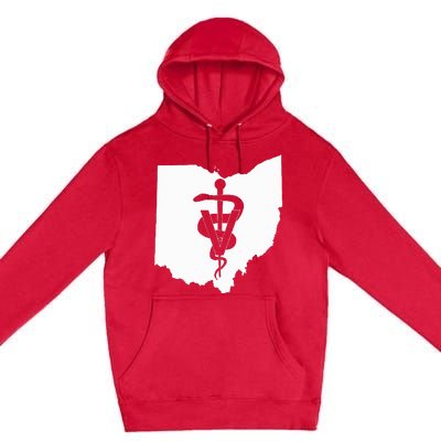 Ohio Veterinary Medicine Vet Tech Clinic Premium Pullover Hoodie