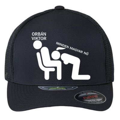 Orban Viktor Minden Magyar No Flexfit Unipanel Trucker Cap