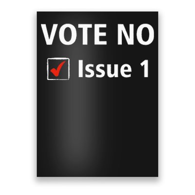 Ohio Vote No Issue 1 Poster