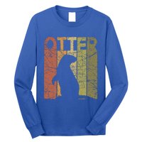 Otter Vintage Otter Lover Sea Otter Long Sleeve Shirt