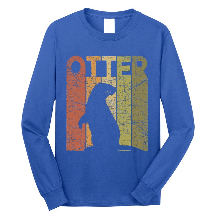 Otter Vintage Otter Lover Sea Otter Long Sleeve Shirt