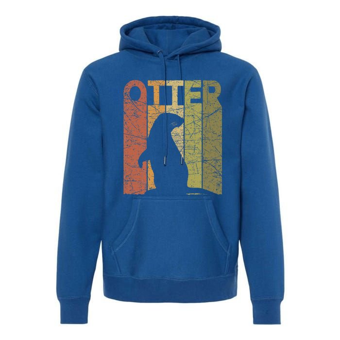 Otter Vintage Otter Lover Sea Otter Premium Hoodie