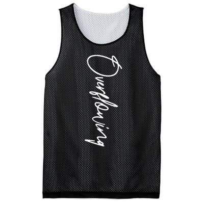 Overflowing Vertical Mesh Reversible Basketball Jersey Tank