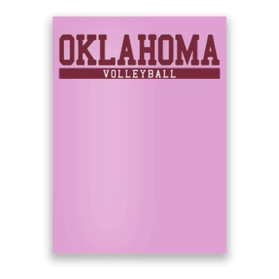 Oklahoma Volleyball Poster