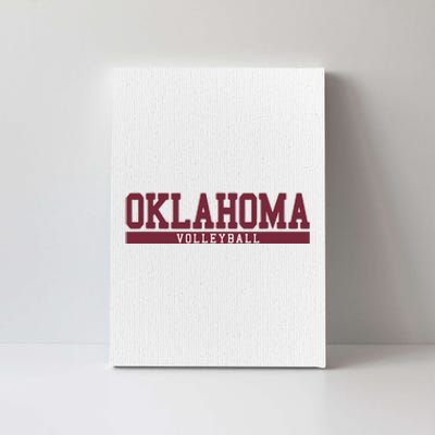 Oklahoma Volleyball Canvas